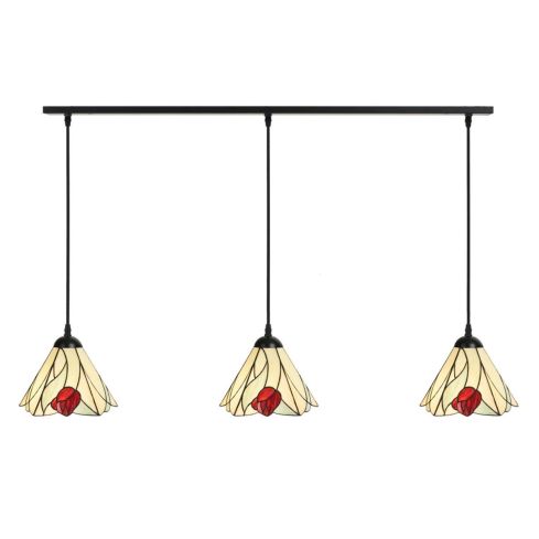 3 x Tiffany Tulip aan plafondbalk