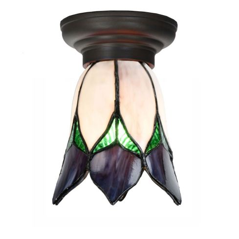 Kleine Tiffany Plafonniere Lovely Flower Purple