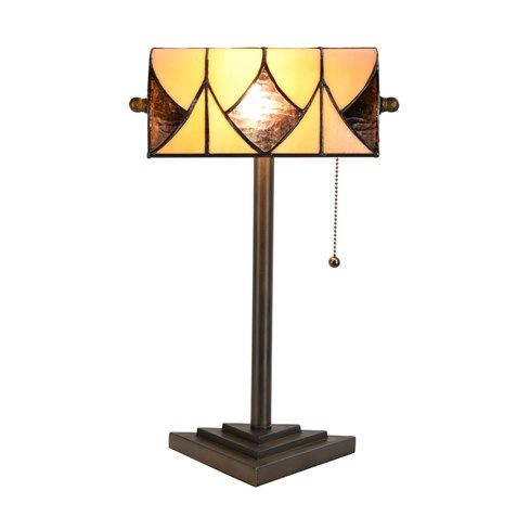 Tiffany Banker Tafellamp Parabola