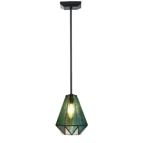 Tiffany Hanglamp Arata Green Pendant Square