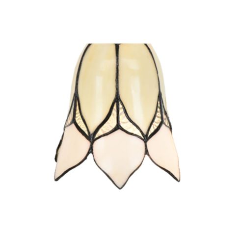 Tiffany Losse Glaskap Lovely Flower White