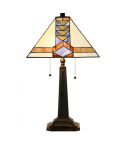 Tiffany Tafellamp Pyramide