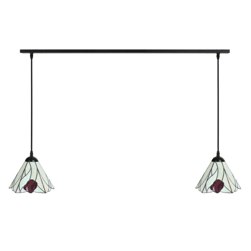 2 x Tiffany Tulip aan plafondbalk