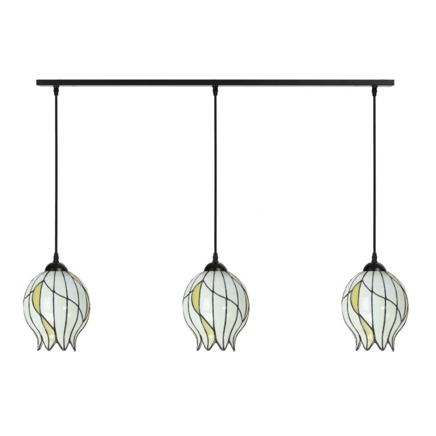 2 x Tiffany Nature Open aan plafondbalk