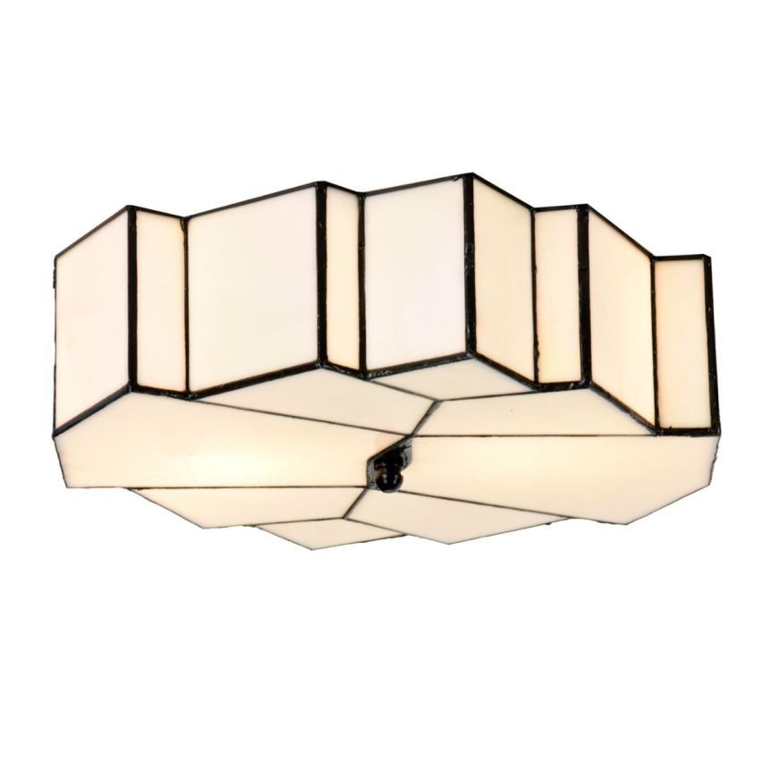 Tiffany French Art Deco Plafonnière / Wandlamp Glamour