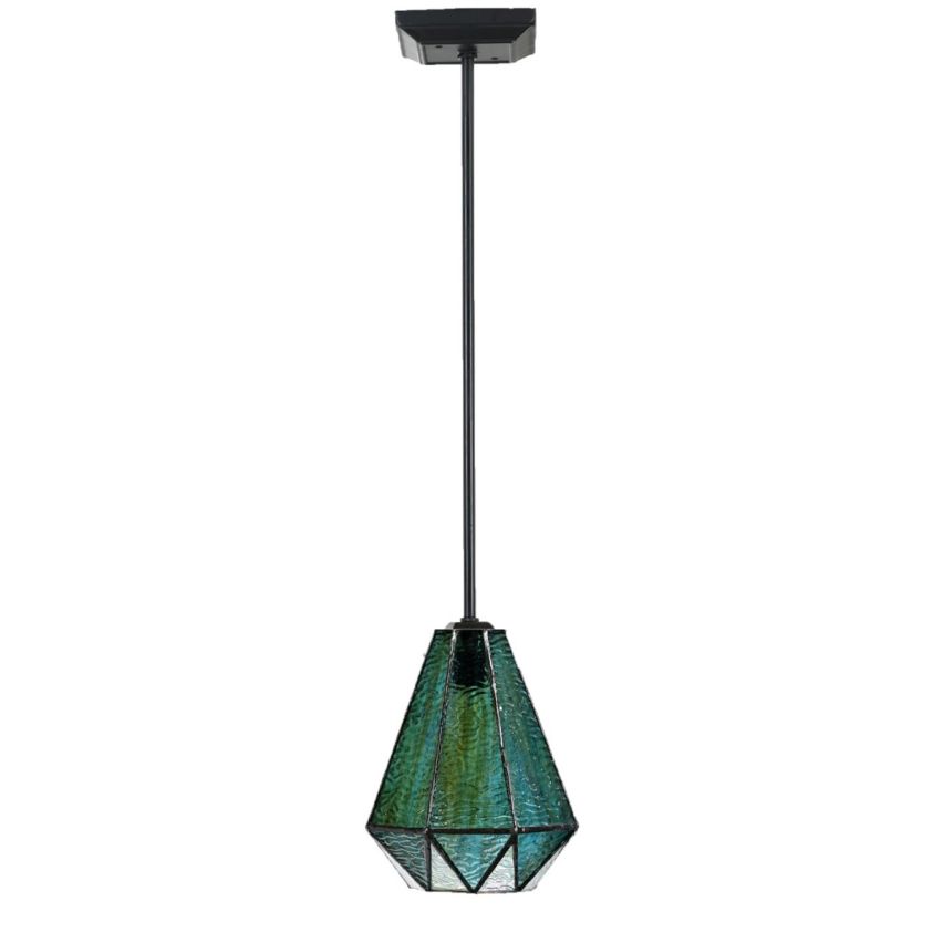Tiffany Hanglamp Arata Green Pendant Square