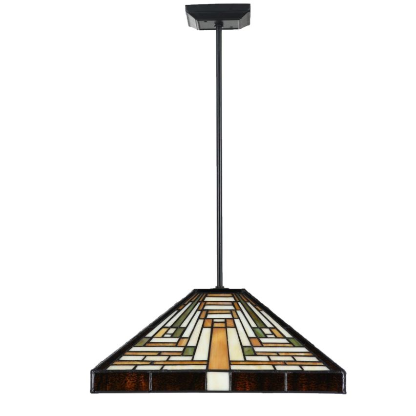 Tiffany Hanglamp Rising Sun pendant square