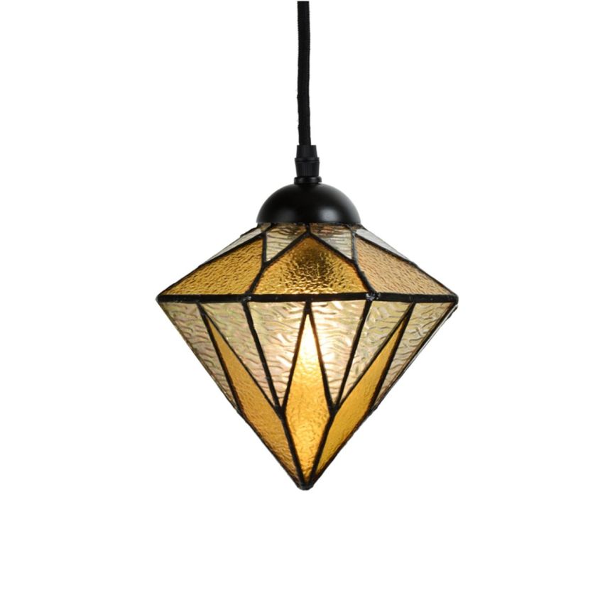 Tiffany Kroonluchter Aiko Yellow 3 lights