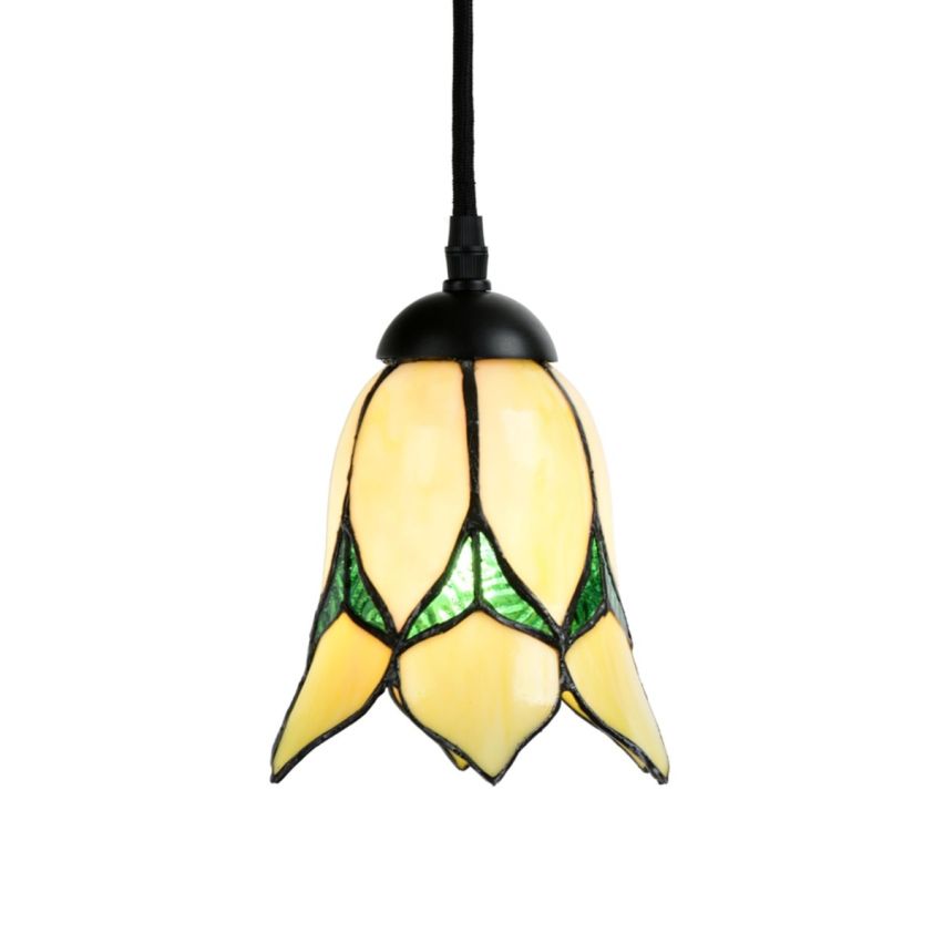 Tiffany Kroonluchter Lovely Flower Yellow 3 lights