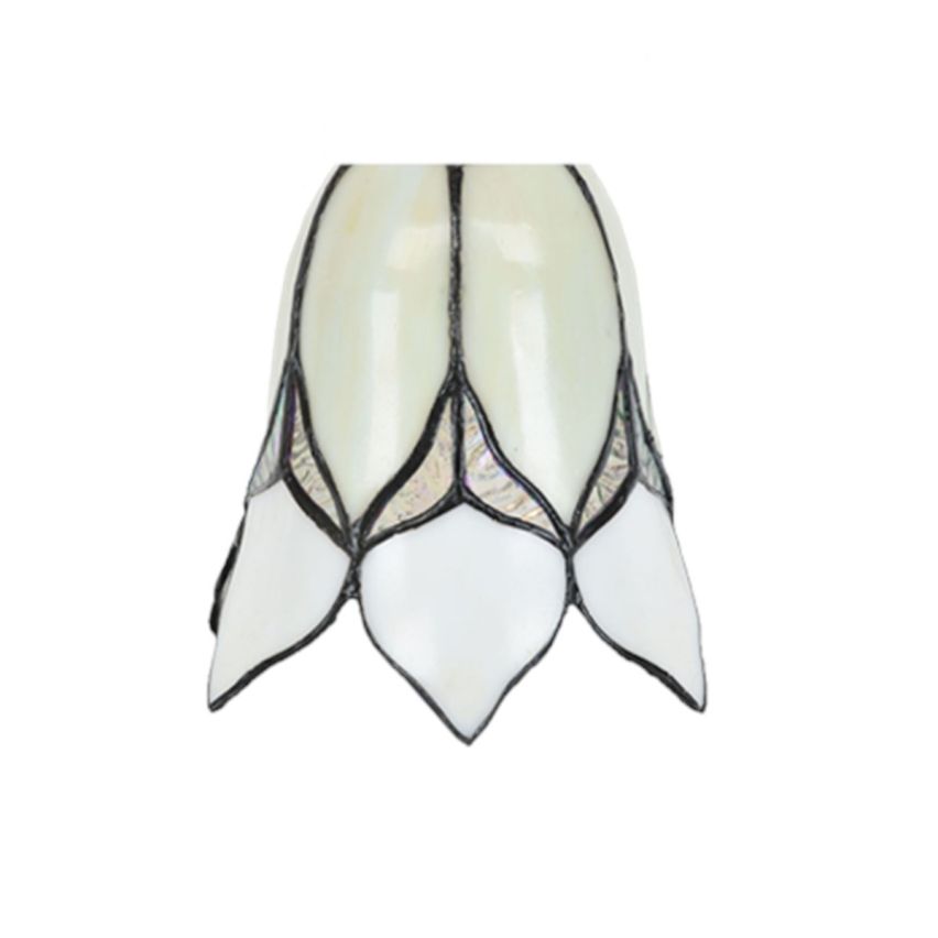 Tiffany Losse Glaskap Lovely Flower White