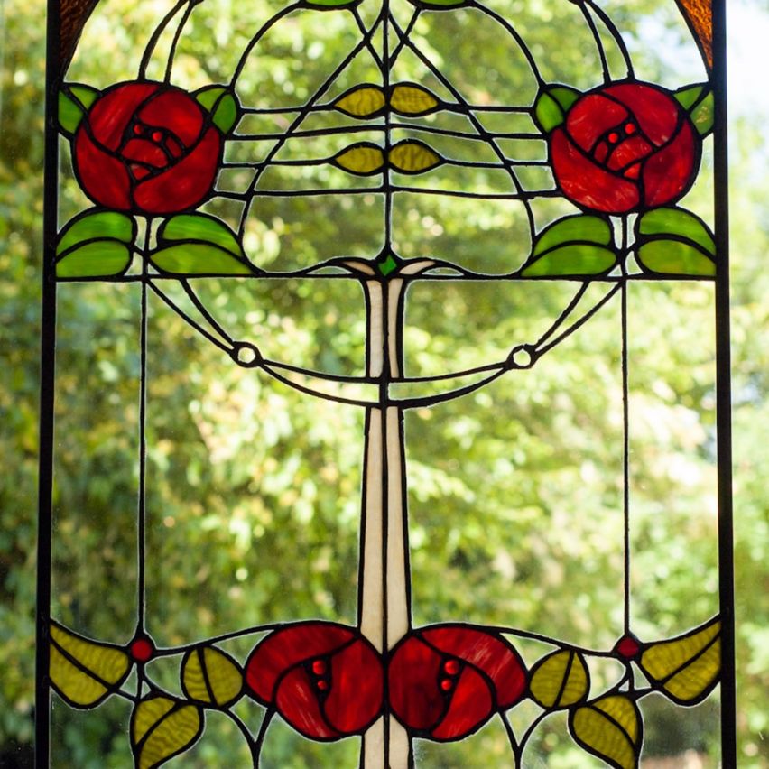 Tiffany Paneel Mackintosh Rose