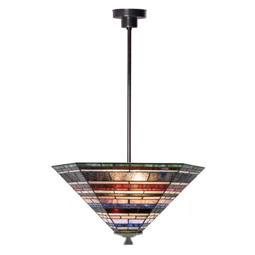 Tiffany up-light Hanglamp Industrial large