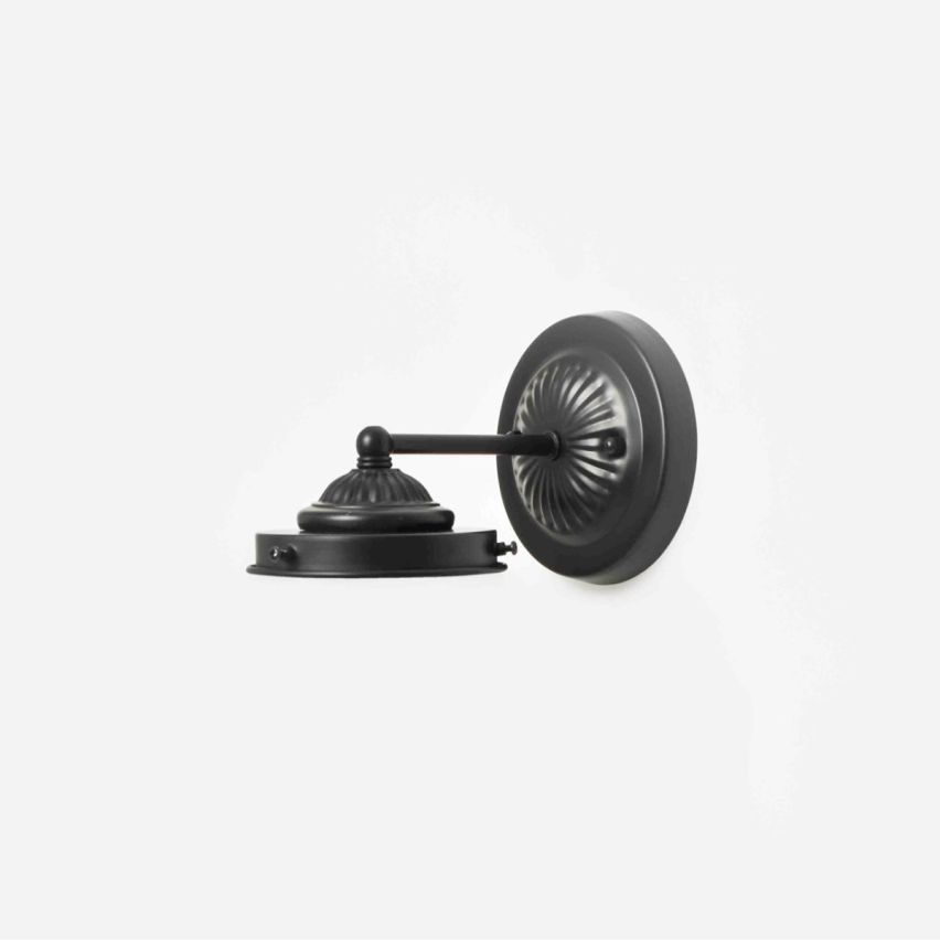 Wandlamp armatuur in zwart grip 10