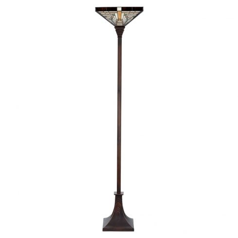 Tiffany Vloerlamp Rising Sun Uplighter